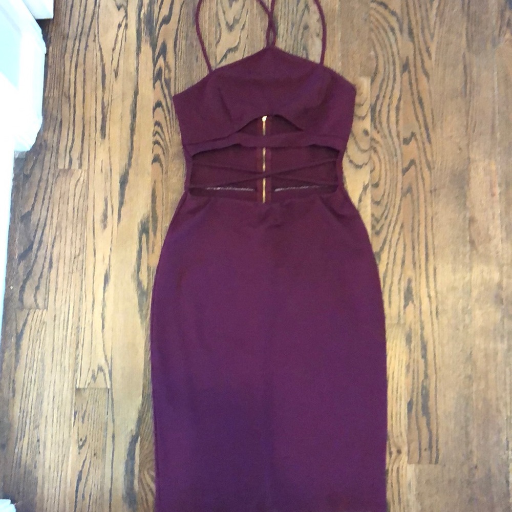 Maroon dress